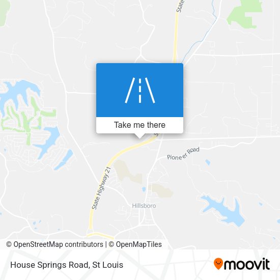 Mapa de House Springs Road