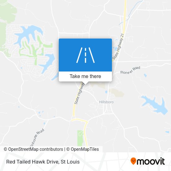 Mapa de Red Tailed Hawk Drive
