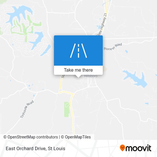Mapa de East Orchard Drive