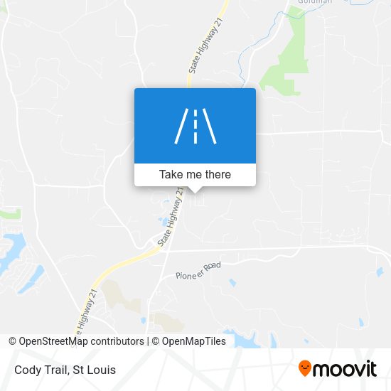 Mapa de Cody Trail