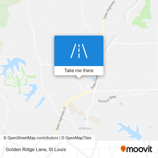 Mapa de Golden Ridge Lane