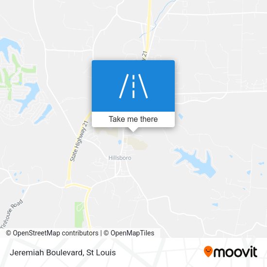 Jeremiah Boulevard map