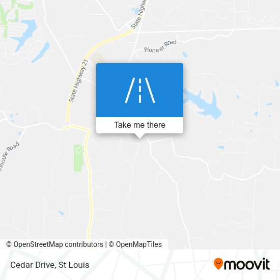 Mapa de Cedar Drive