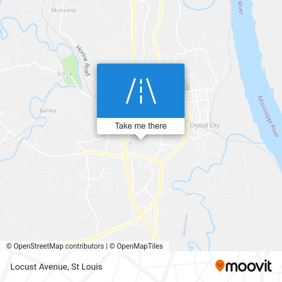 Mapa de Locust Avenue