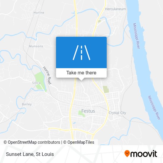 Mapa de Sunset Lane