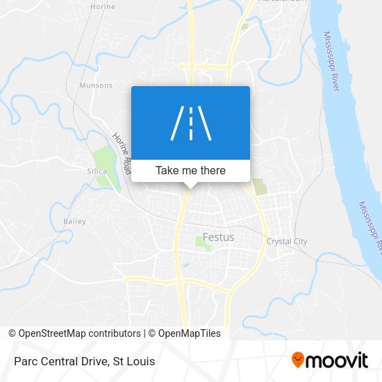Parc Central Drive map