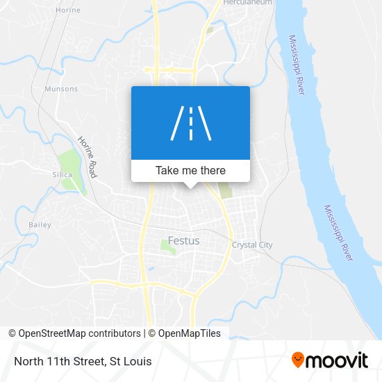 Mapa de North 11th Street