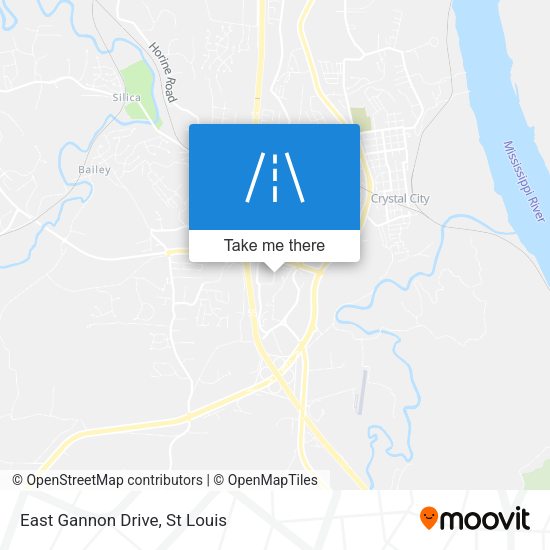 Mapa de East Gannon Drive