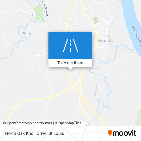 Mapa de North Oak Knoll Drive