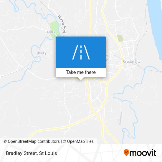 Mapa de Bradley Street