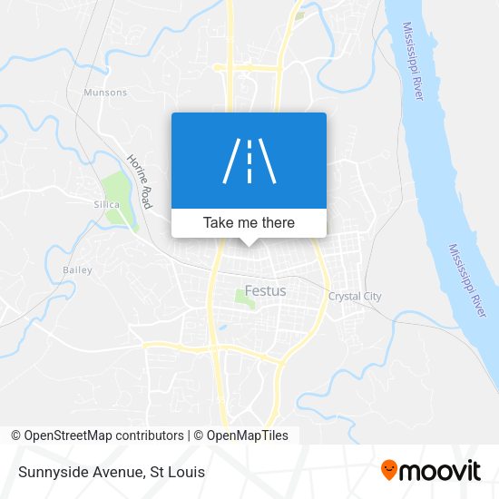 Mapa de Sunnyside Avenue