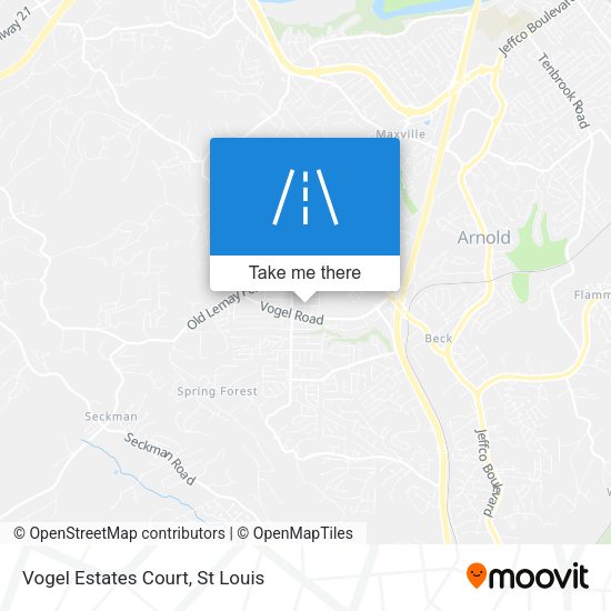 Vogel Estates Court map
