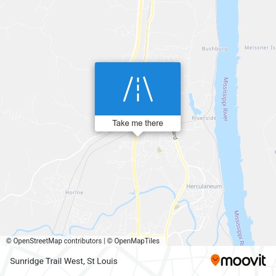 Sunridge Trail West map