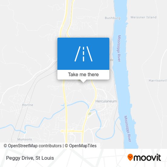 Mapa de Peggy Drive