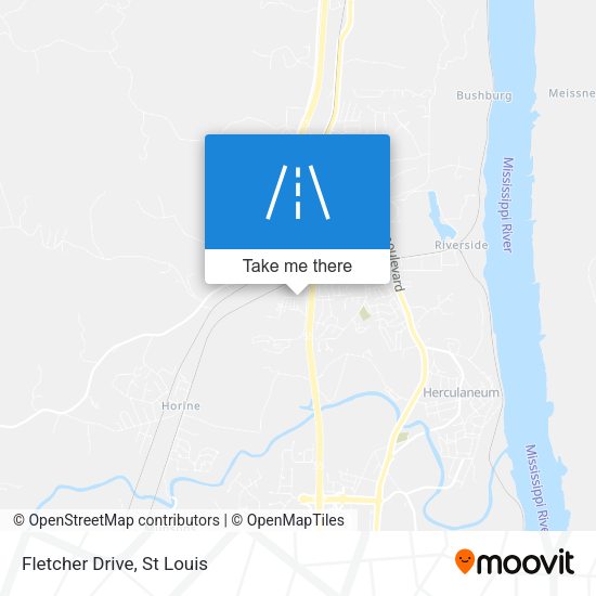 Mapa de Fletcher Drive