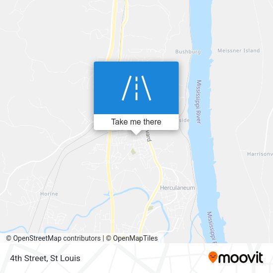 Mapa de 4th Street