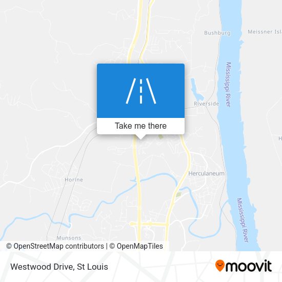 Mapa de Westwood Drive