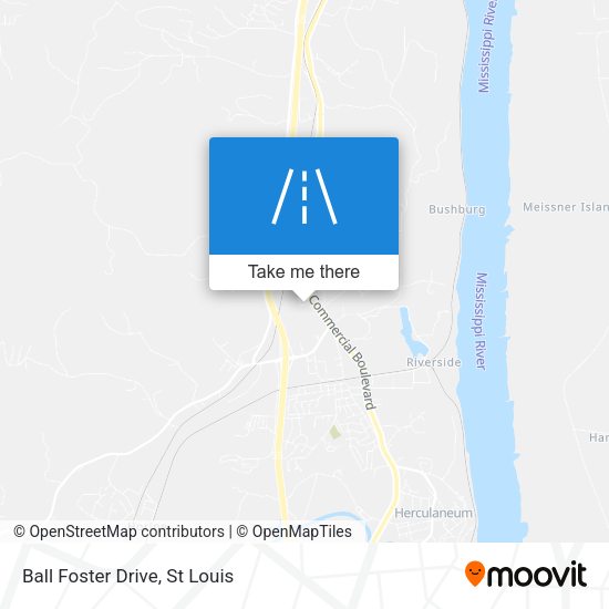 Ball Foster Drive map
