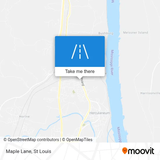 Maple Lane map