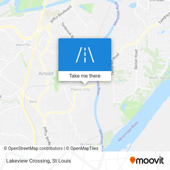 Lakeview Crossing map