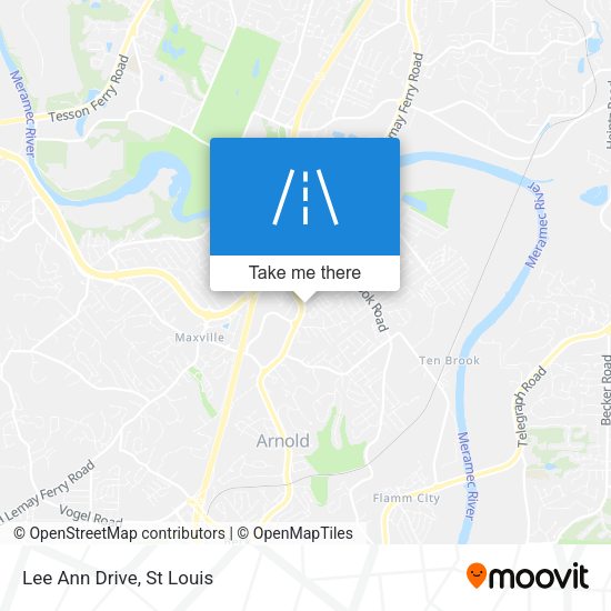 Mapa de Lee Ann Drive