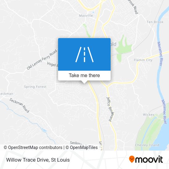 Willow Trace Drive map