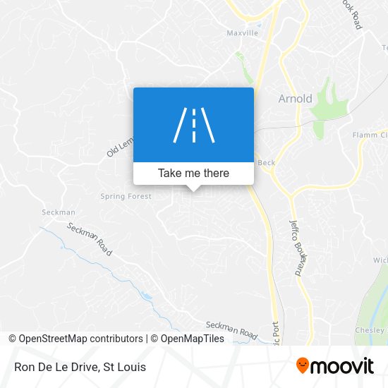 Mapa de Ron De Le Drive