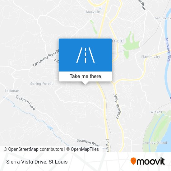 Mapa de Sierra Vista Drive