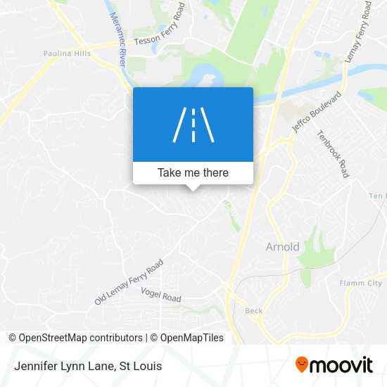Jennifer Lynn Lane map