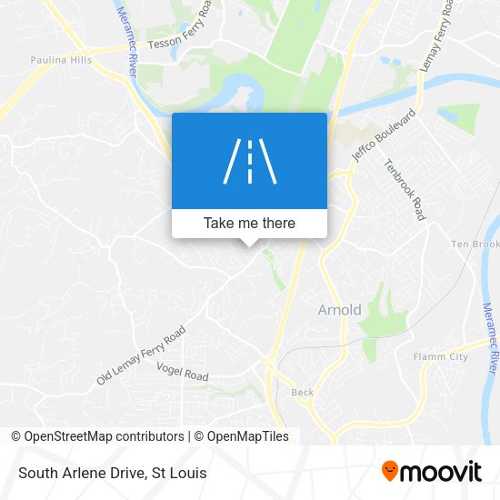 Mapa de South Arlene Drive
