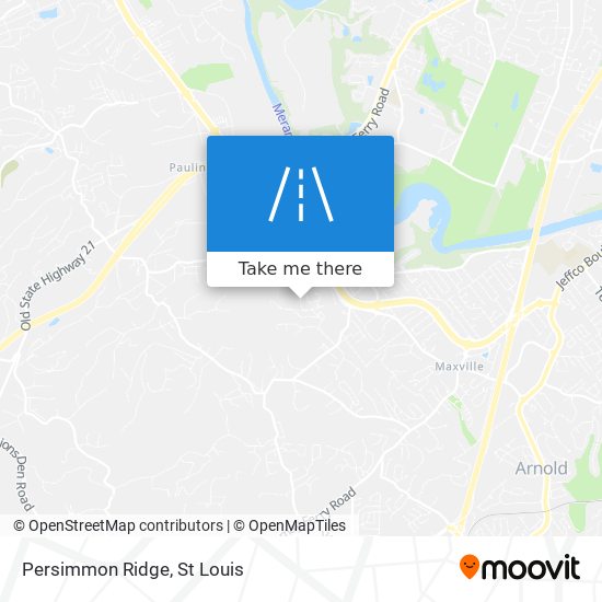 Persimmon Ridge map