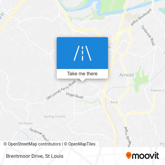 Mapa de Brentmoor Drive