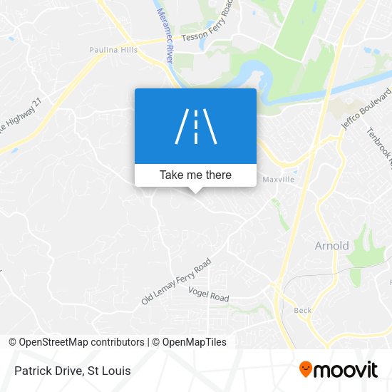 Mapa de Patrick Drive