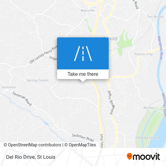 Mapa de Del Rio Drive