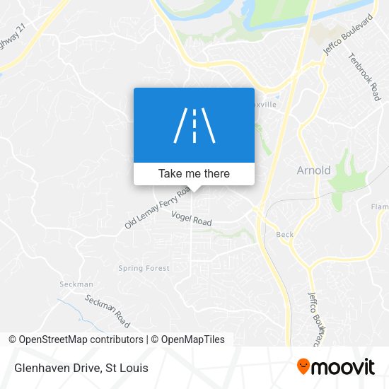 Mapa de Glenhaven Drive