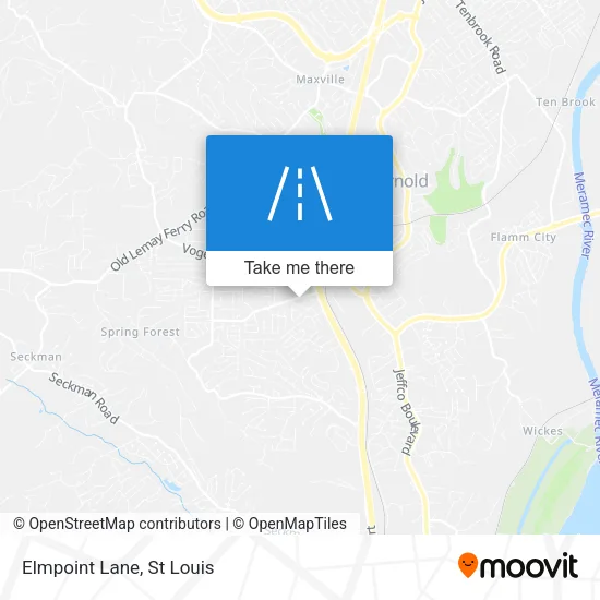 Mapa de Elmpoint Lane