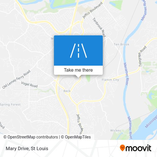 Mapa de Mary Drive