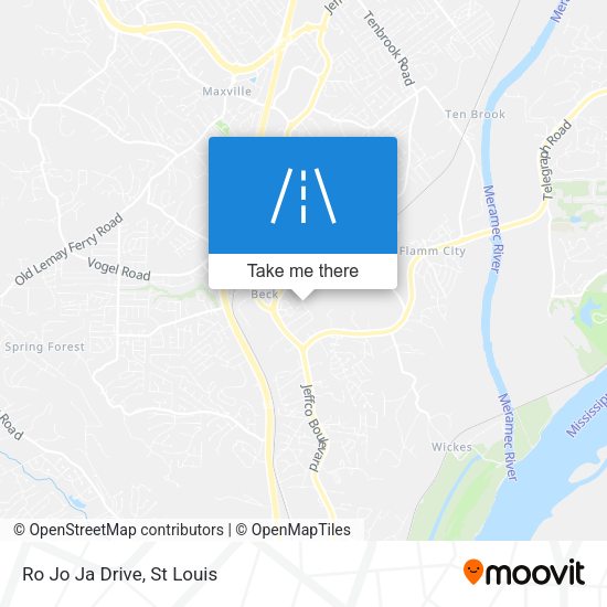 Mapa de Ro Jo Ja Drive
