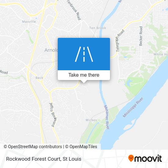 Rockwood Forest Court map