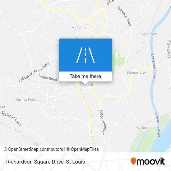Mapa de Richardson Square Drive