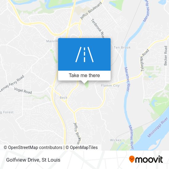 Mapa de Golfview Drive