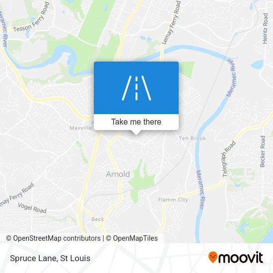 Mapa de Spruce Lane