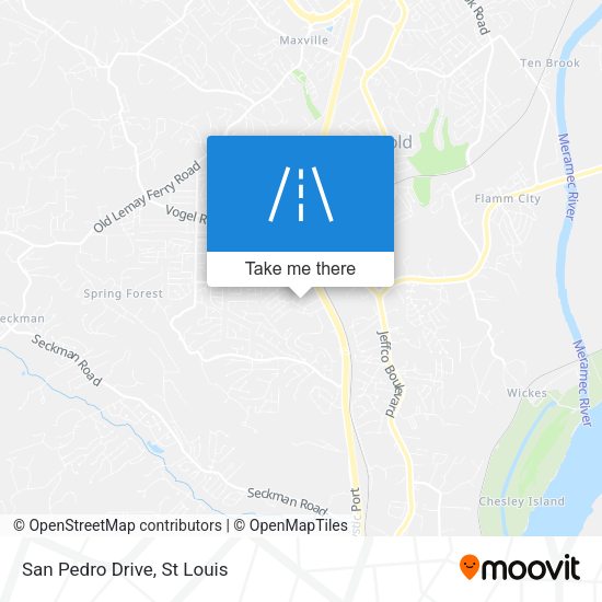Mapa de San Pedro Drive