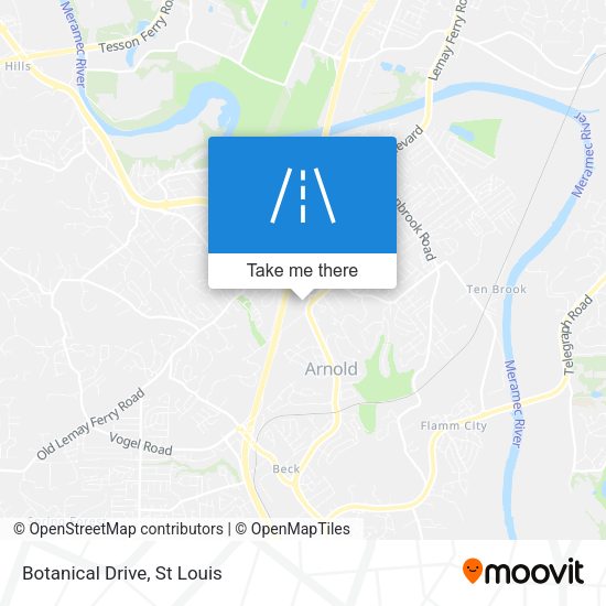 Mapa de Botanical Drive