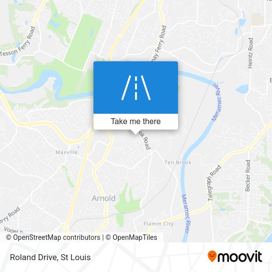 Mapa de Roland Drive