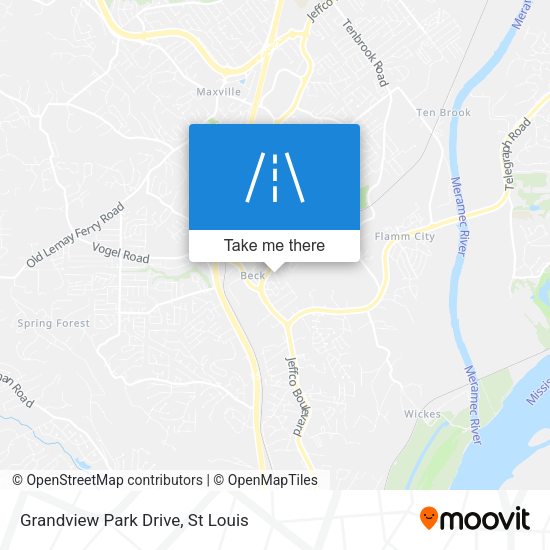 Mapa de Grandview Park Drive