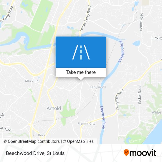 Beechwood Drive map