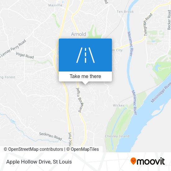 Apple Hollow Drive map