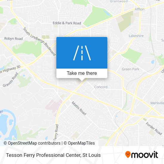 Tesson Ferry Professional Center map