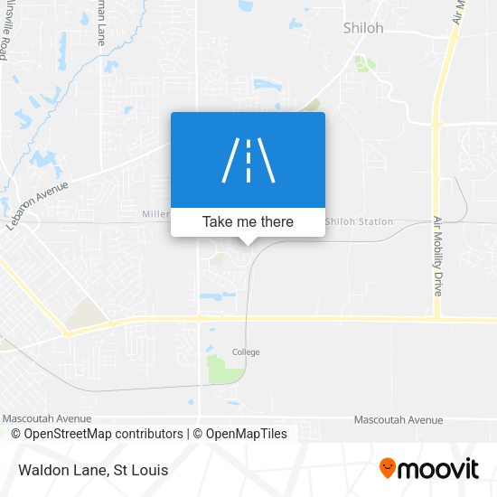 Mapa de Waldon Lane